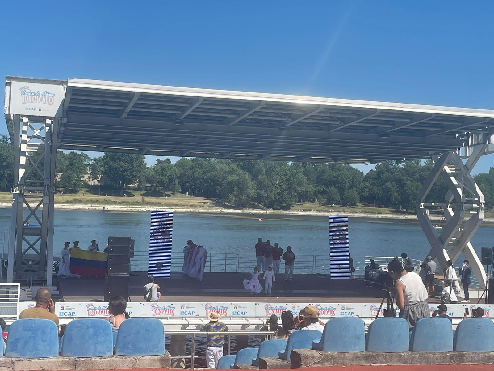 Destacada participación del folclor colombiano en el Festival "Mi Familia Latina en Milán: Amistad, Respeto y Responsabilidad"