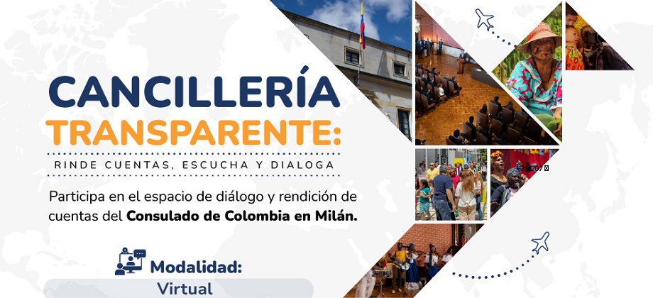 Diálogo y rendición de cuentas del Consulado de Colombia en Milán
