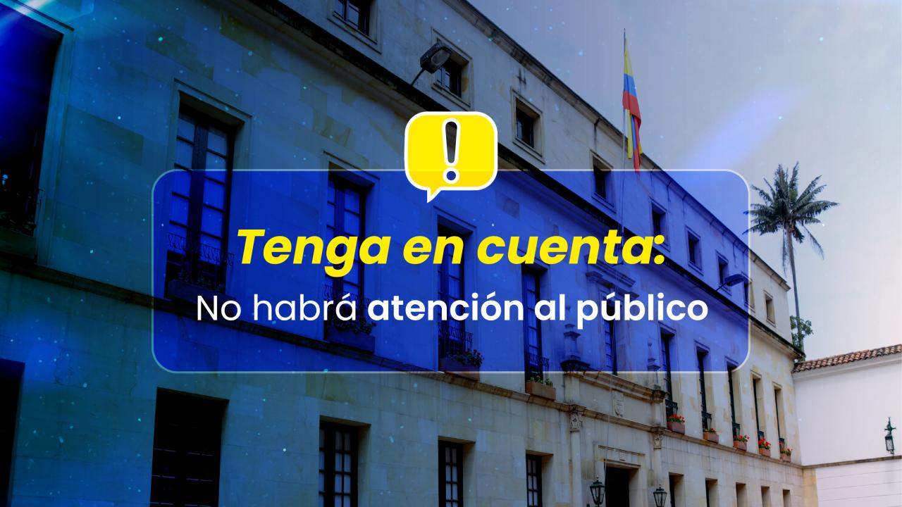 20 de julio y 7 de agosto de 2026 no habrá atención al público en el Consulado de Colombia en Milán